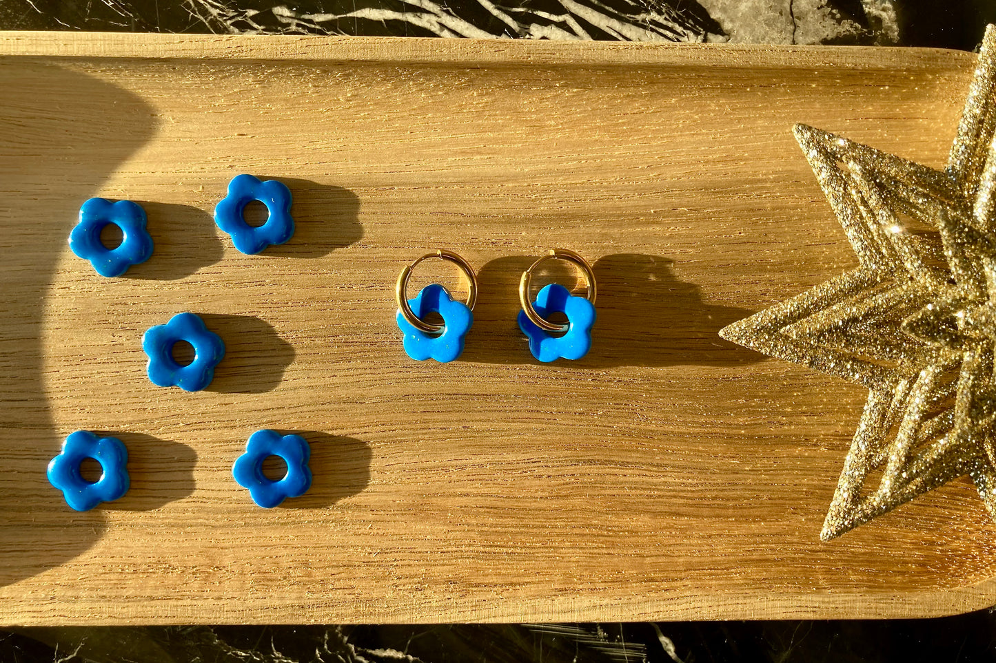 Pampilles Flora - Bleu océan