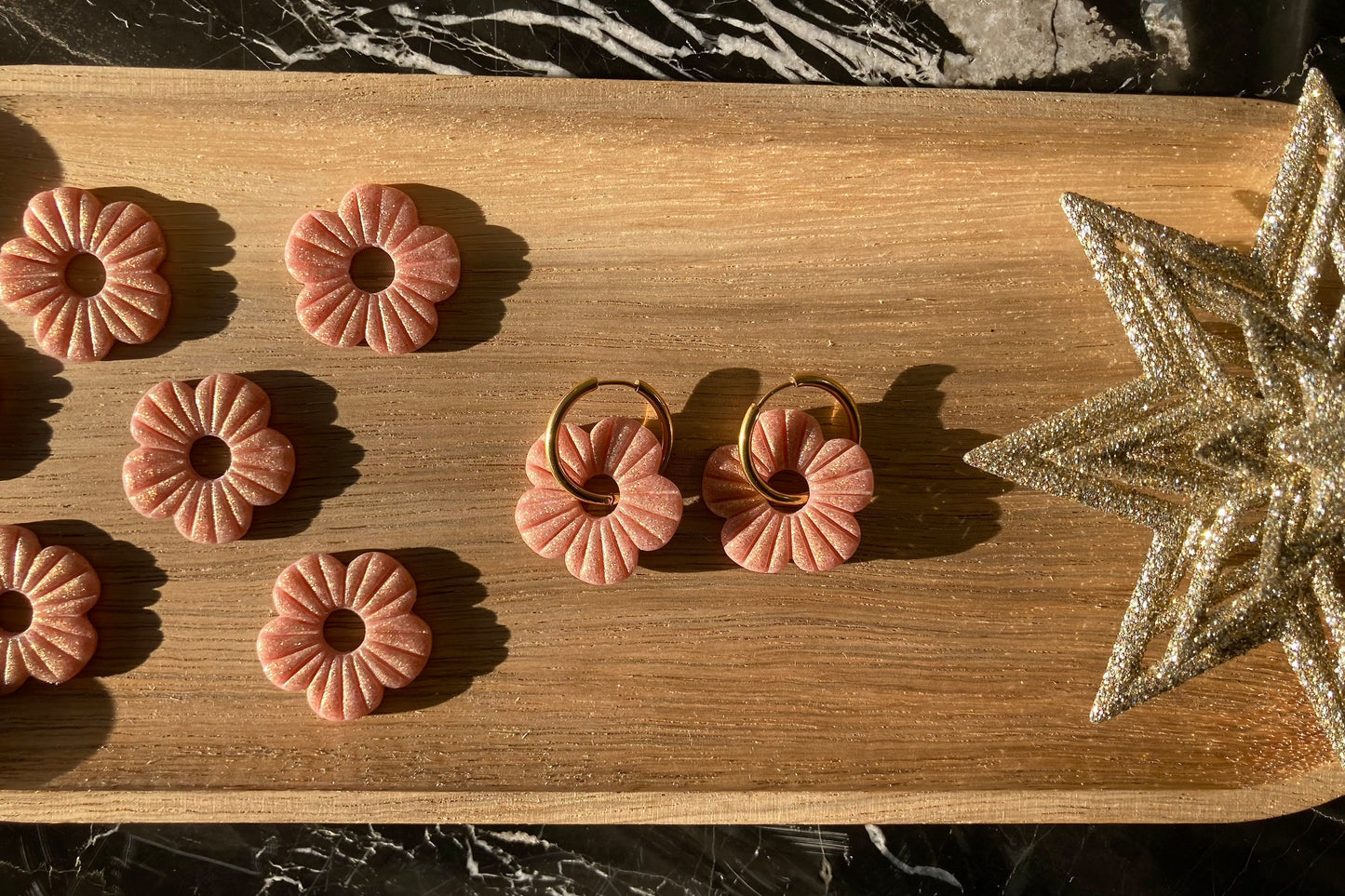 Pampilles Vahiné - Rose pailleté