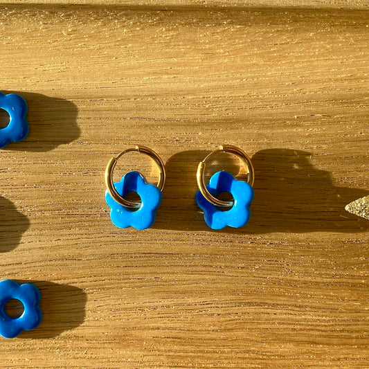 Pampilles Flora - Bleu océan