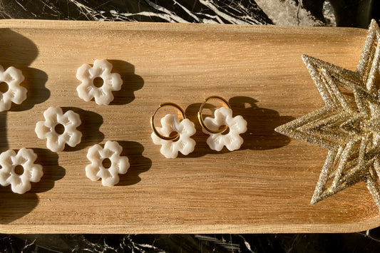 Pampilles Hibiscus - Nacré